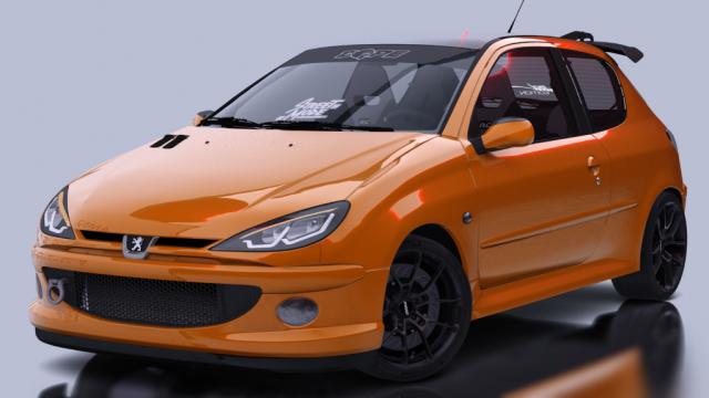 Peugeot 206 RC Street 1.0 for Assetto Corsa