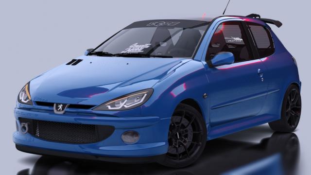 Peugeot 206 RC Street 1.0 for Assetto Corsa