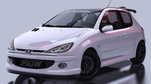 Peugeot 206 RC Street 1.0 for Assetto Corsa