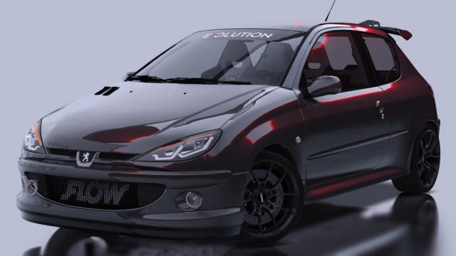 Peugeot 206 RC Street 1.0 for Assetto Corsa