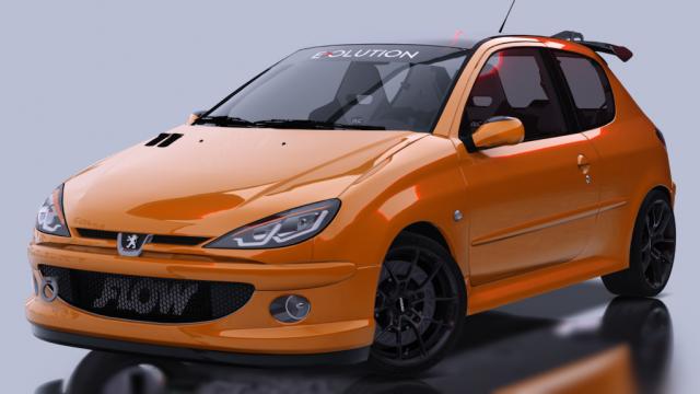 Peugeot 206 RC Street 1.0 for Assetto Corsa