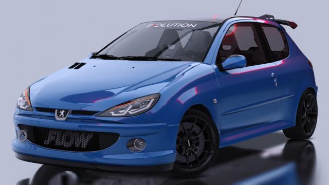 Peugeot 206 RC Street 1.0 for Assetto Corsa