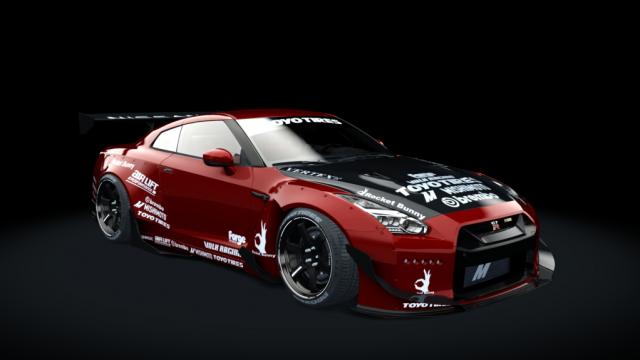 Nissan GT-R R35 Rocket Bunny | Redd Tuned для Assetto Corsa