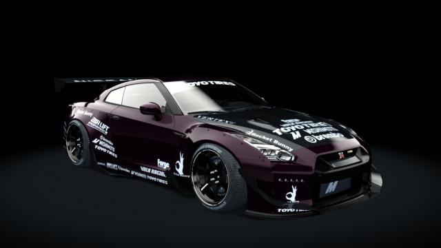 Nissan GT-R R35 Rocket Bunny | Redd Tuned для Assetto Corsa