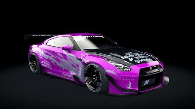 Nissan GT-R R35 Rocket Bunny | Redd Tuned для Assetto Corsa