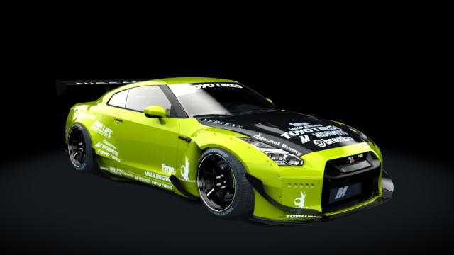 Nissan GT-R R35 Rocket Bunny | Redd Tuned для Assetto Corsa