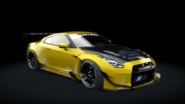 Nissan GT-R R35 Rocket Bunny | Redd Tuned для Assetto Corsa