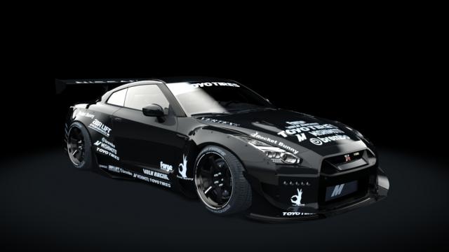 Nissan GT-R R35 Rocket Bunny | Redd Tuned для Assetto Corsa