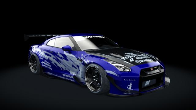 Nissan GT-R R35 Rocket Bunny | Redd Tuned для Assetto Corsa