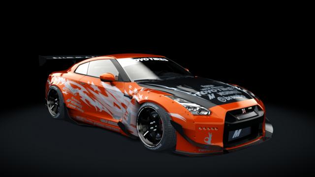 Nissan GT-R R35 Rocket Bunny | Redd Tuned для Assetto Corsa