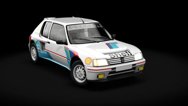 Peugeot 205 Turbo 16 for Assetto Corsa