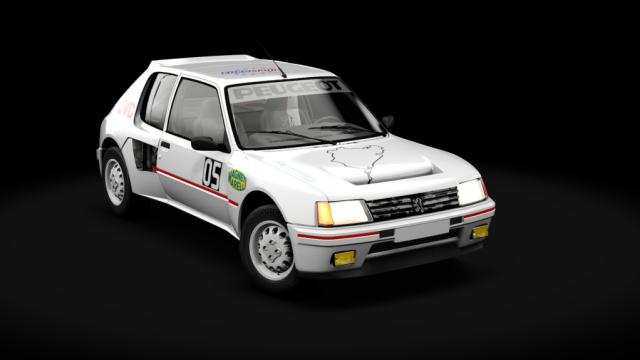 Peugeot 205 Turbo 16 for Assetto Corsa