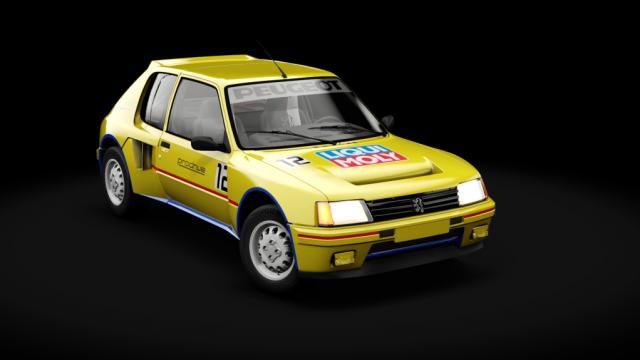 Peugeot 205 Turbo 16 for Assetto Corsa