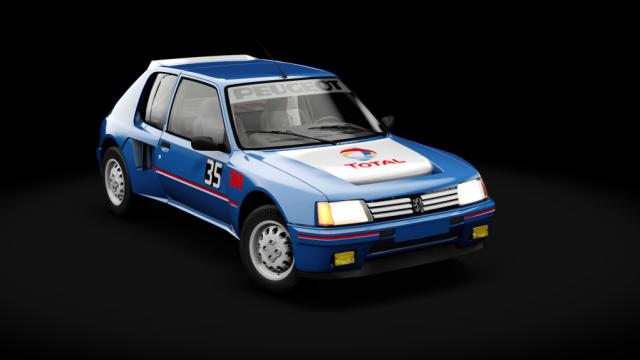 Peugeot 205 Turbo 16 for Assetto Corsa