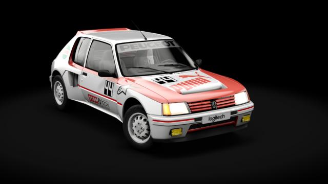 Peugeot 205 Turbo 16 for Assetto Corsa