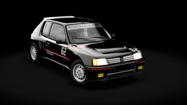 Peugeot 205 Turbo 16 for Assetto Corsa