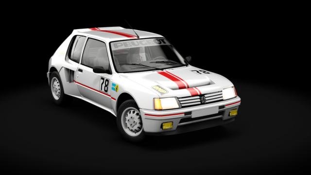 Peugeot 205 Turbo 16 for Assetto Corsa