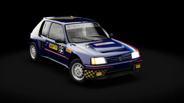 Peugeot 205 Turbo 16 for Assetto Corsa