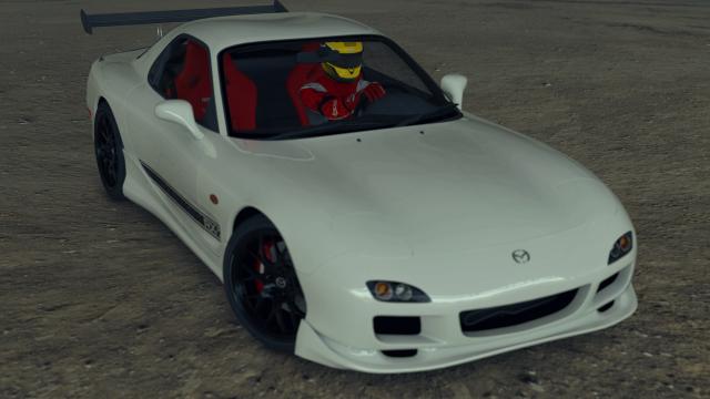 Left side steering wheel Mazda Rx7 add-on