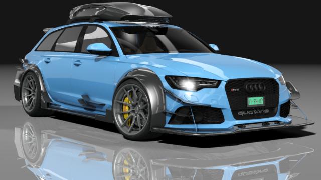 Audi RS6 DTM Roofbox S для Assetto Corsa