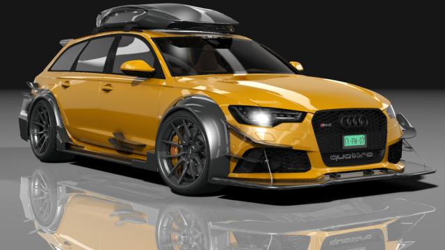 Audi RS6 DTM Roofbox S для Assetto Corsa