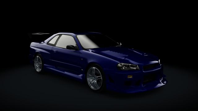 Nissan C-West N1 II Skyline GT-R R34 для Assetto Corsa