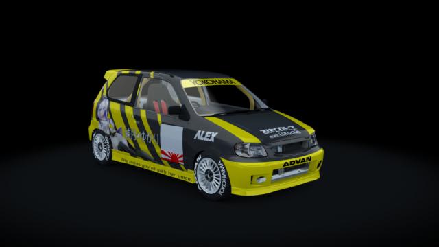 Suzuki Alto ha23v Linea Sports for Assetto Corsa