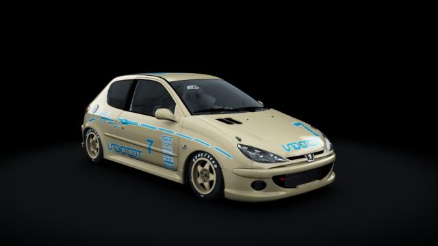 Peugeot Copa Undercut 206 for Assetto Corsa