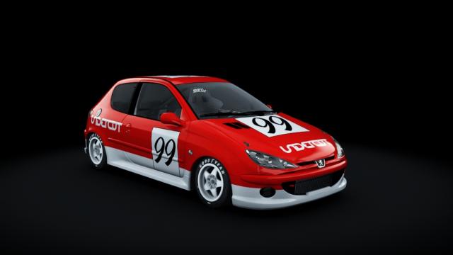 Peugeot Copa Undercut 206 for Assetto Corsa