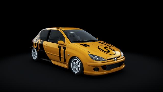 Peugeot Copa Undercut 206 for Assetto Corsa