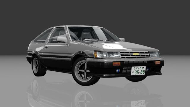 Touge Workshhop Toyota Corolla Levin GT-Apex Zenki Hatchback Night