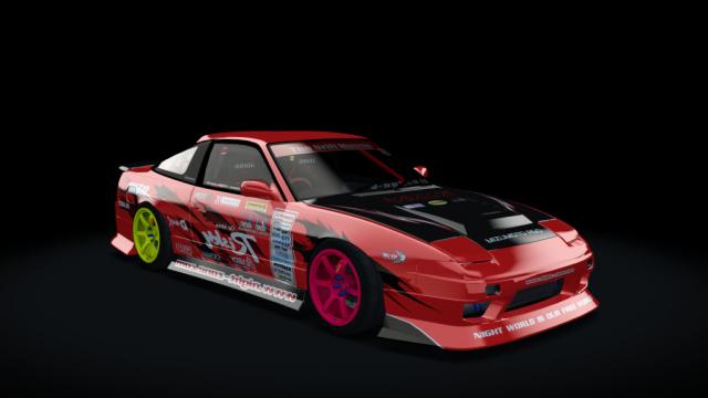 Nissan 180SX RPS13 D-Max Type-III for Assetto Corsa