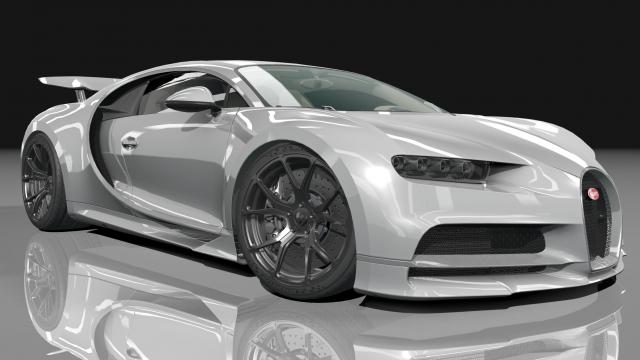 Bugatti Chiron Black Edition для Assetto Corsa