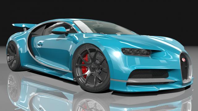 Bugatti Chiron Black Edition для Assetto Corsa