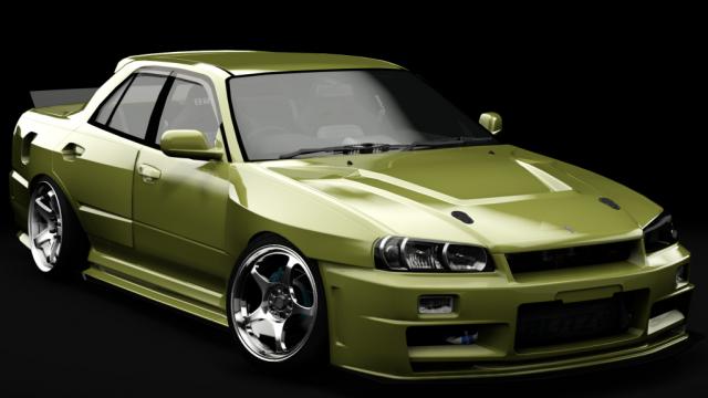 Nissan Skyline HR34 Uras Type-RZ Starter’s Den for Assetto Corsa