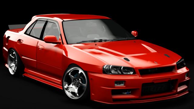 Nissan Skyline HR34 Uras Type-RZ Starter’s Den for Assetto Corsa