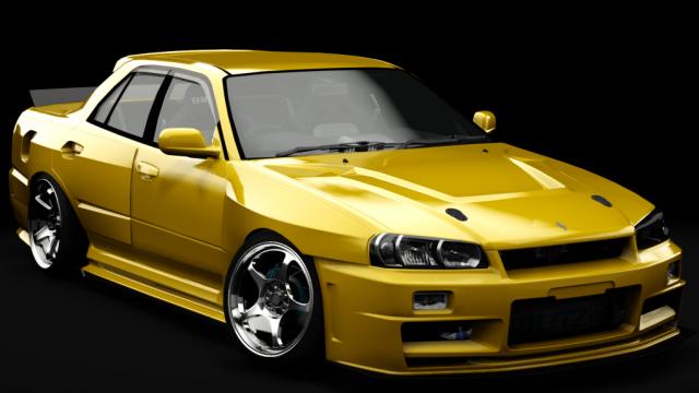 Nissan Skyline HR34 Uras Type-RZ Starter’s Den for Assetto Corsa