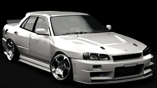 Nissan Skyline HR34 Uras Type-RZ Starter’s Den for Assetto Corsa