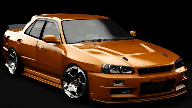 Nissan Skyline HR34 Uras Type-RZ Starter’s Den for Assetto Corsa