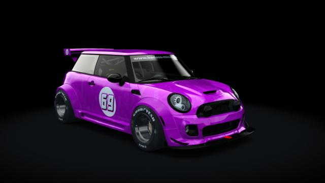 Mini Custom Race Works для Assetto Corsa