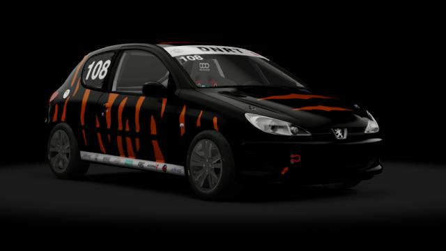 Peugeot 206 GTi Cup for Assetto Corsa