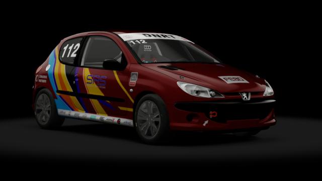 Peugeot 206 GTi Cup for Assetto Corsa