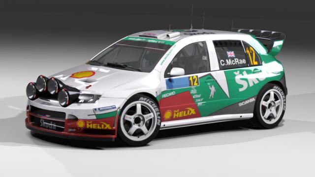 Skoda Fabia RS WRC for Assetto Corsa