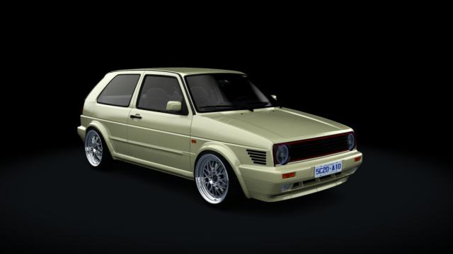 Volkswagen Golf Mk2 Tuned for Assetto Corsa