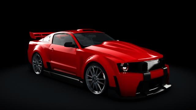 Ford Mustang GT (Gen. 5) MW Blacklist 15 Edition for Assetto Corsa