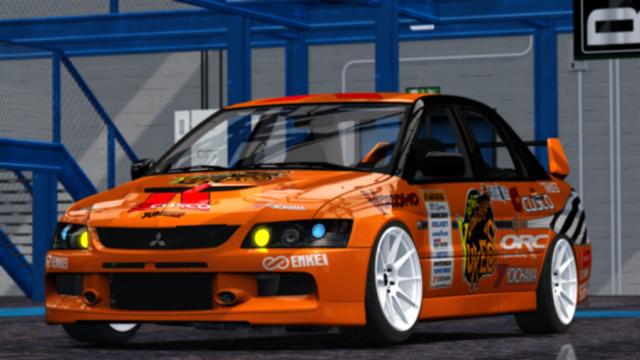 TNT Mitsubishi Lancer Evolution IX для Assetto Corsa