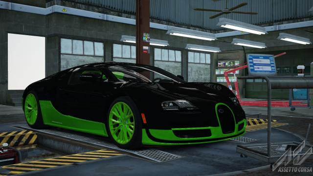 Bugatti Veyron Super Sport для Assetto Corsa