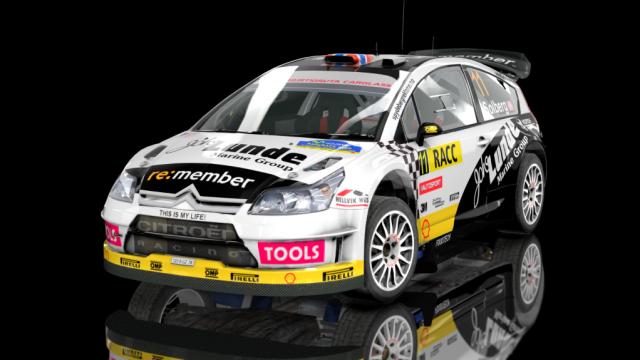 WRC Citroën C4 for Assetto Corsa