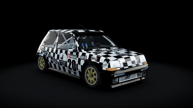 Renault 5 GT Turbo Gr.A Rally for Assetto Corsa