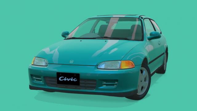 Honda Civic (EG6) Si-R для Assetto Corsa